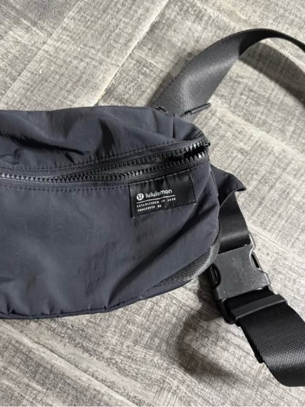 lululemon athletica Black Waist Sling Bag